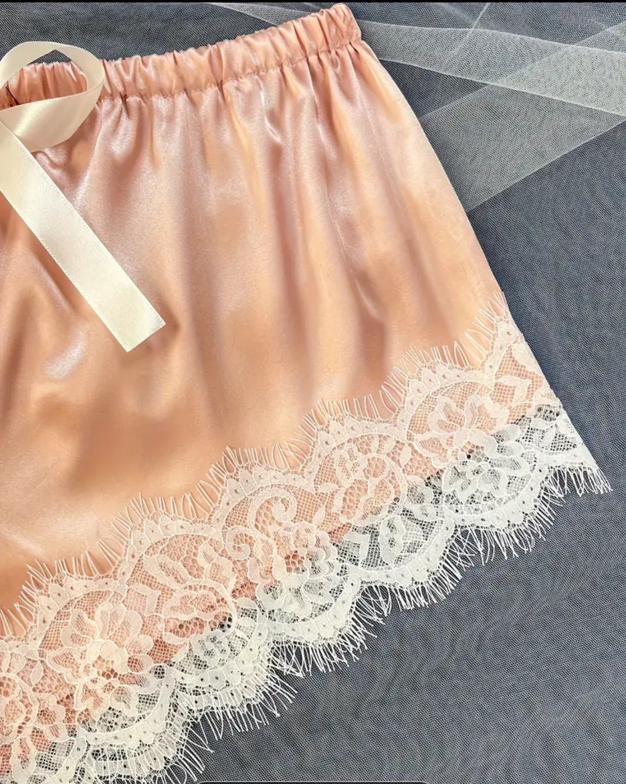 White and rose gold pink two piece set