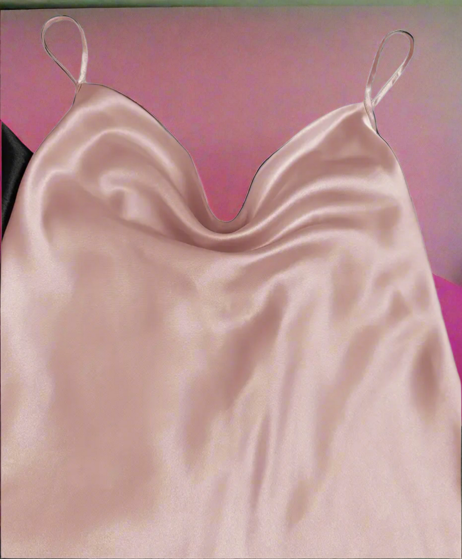 Rose gold nightgown