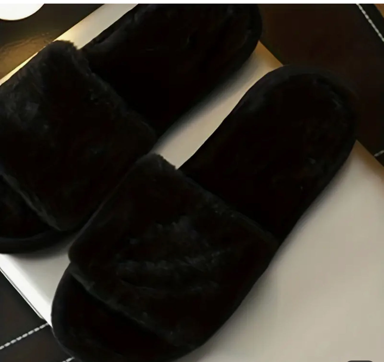 Black and White House slippers