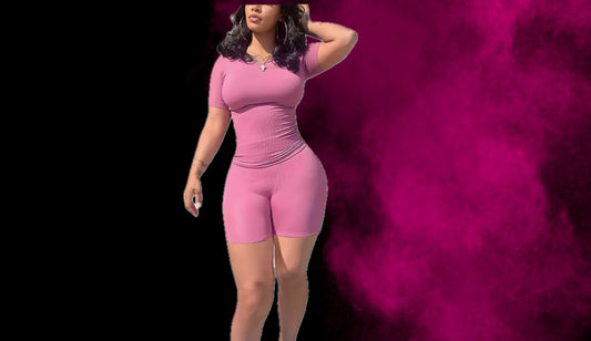 Pink lounge two piece